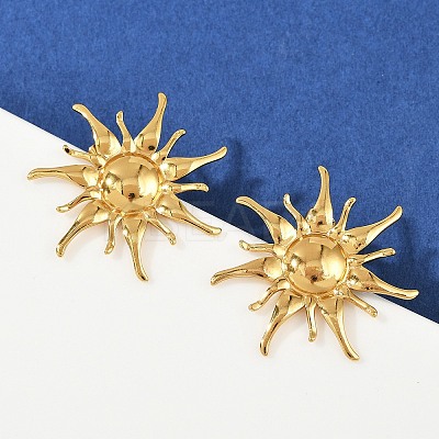 304 Stainless Steel Stud Earrings X-EJEW-H164-01A-G-1