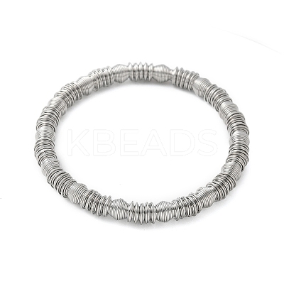 304 Stainless Steel Stretch Bangles for Women LS-BJEW-P315-02B-P-1