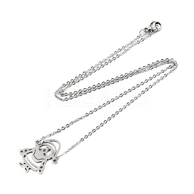 Non-Tarnish Christmas Theme LS-NJEW-S105-JN540-1-1