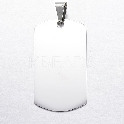 Tarnish Resistant 304 Stainless Steel Pendants STAS-G077-01P-1