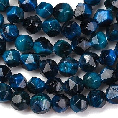 Natural Tiger Eye Beads Strands G-I217-A-01E-1