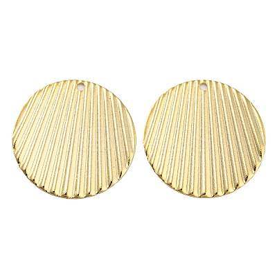 Rack Plating Eco-friendly Brass Pendants KK-M257-10G-1