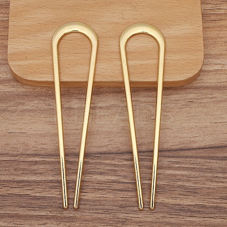 Alloy U-shaped Hair Forks PW-WGBD216-02-1