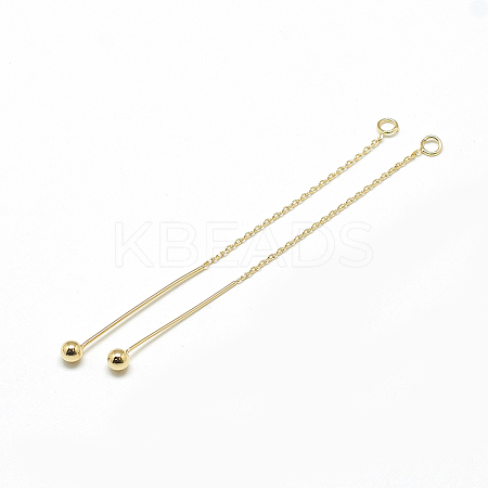 Brass Cable Chain Big Pendants LS-KK-T032-155G-1