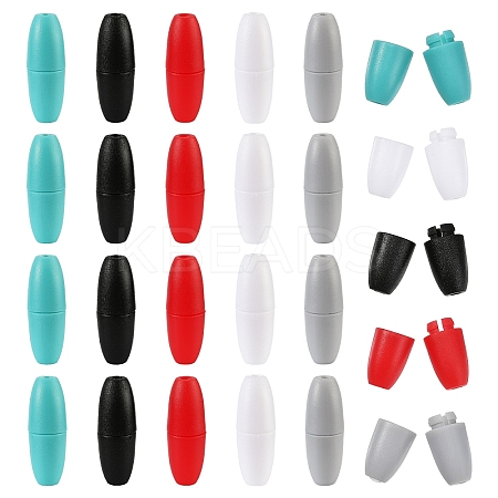 20Pcs 5 Colors Plastic Breakaway Clasps KY-YW0001-74-1