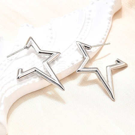 Non-Tarnish 304 Stainless Steel Stud Earrings for Women STAS-D084-25P-1