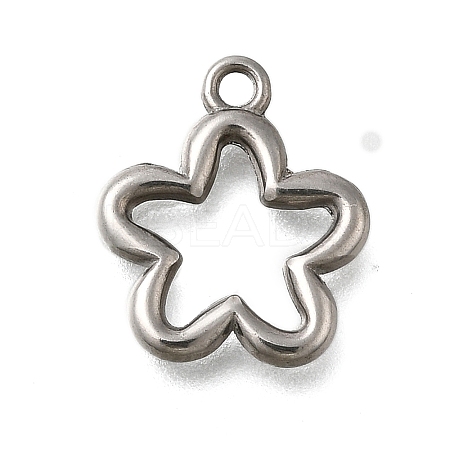 304 Stainless Steel Pendants STAS-C119-18P-1