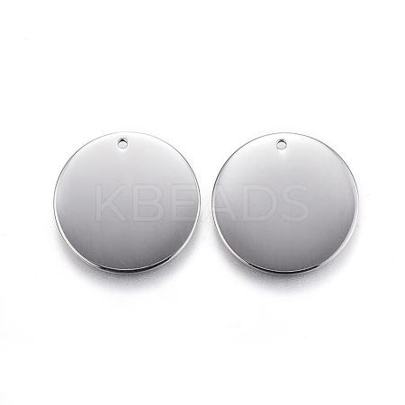 Tarnish Resistant 304 Stainless Steel Pendants STAS-H363-09-1