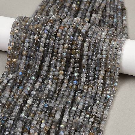 Natural Labradorite Beads Strands G-RM2025-C34-C-1