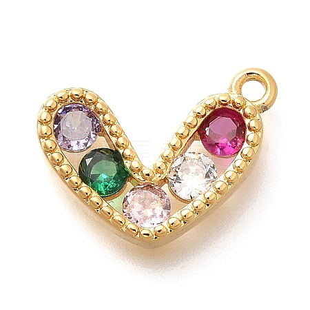 Brass Charms KK-U048-14G-1