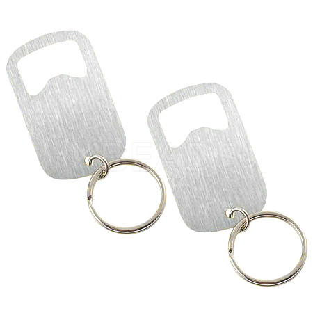 Stainless Steel Keychains AJEW-WH20077-035A-P-1