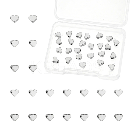 25Pcs 304 Stainless Steel Beads STAS-UN0059-78-1