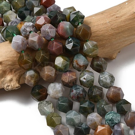 Natural Indian Agate Beads Strands G-Z119-A29-02-1