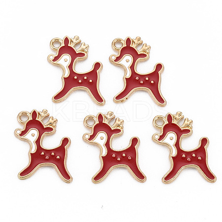 Alloy Enamel Pendants LS-X-ENAM-S126-062B-NR-1