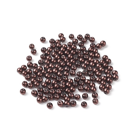 (Defective Closeout Sale: Adhesion) Glass Pearl Beads HY-XCP0001-11-1