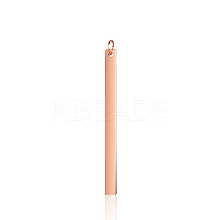 Ion Plating(IP) 304 Stainless Steel Pendants STAS-I311-07RG-1