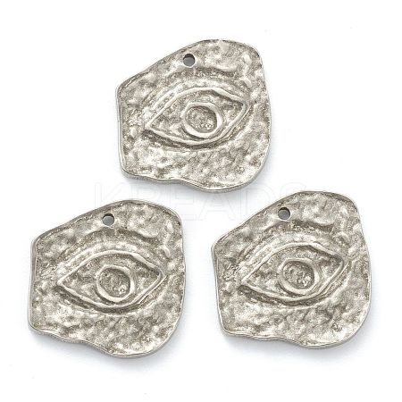 Non-Tarnish 304 Stainless Steel Pendants STAS-P279-37P-1