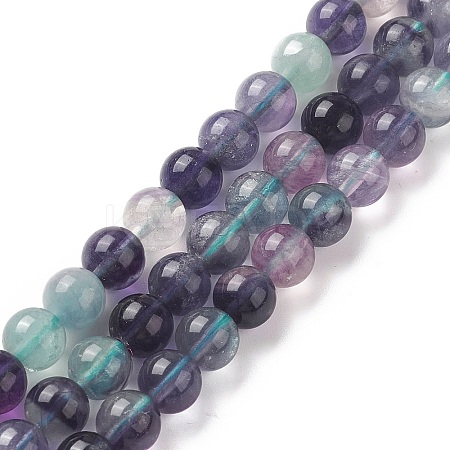 Natural Fluorite Beads Strands X-G-B038-C02-1