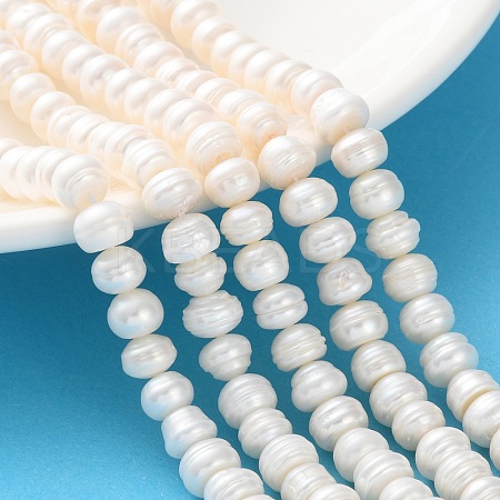 Natural Cultured Freshwater Pearl Beads Strands PEAR-I007-02N-04C-1
