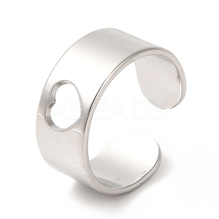 Non-Tarnish 201 Stainless Steel Ring RJEW-E063-05P-1
