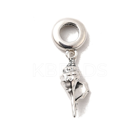 Anti-Tarnish 925 Sterling Silver European Dangle Charms STER-Z013-01P-1