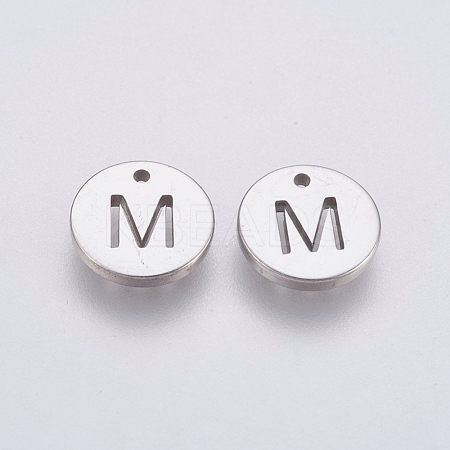 Non-Tarnish 304 Stainless Steel Charms X-STAS-P212-15P-08-1