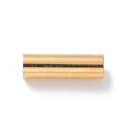 304 Stainless Steel Magnetic Clasps with Glue-in Ends STAS-H187-01G-1