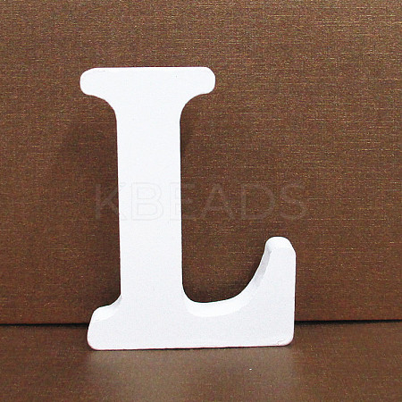 Letter Wooden Ornaments LETT-PW0002-61L-1