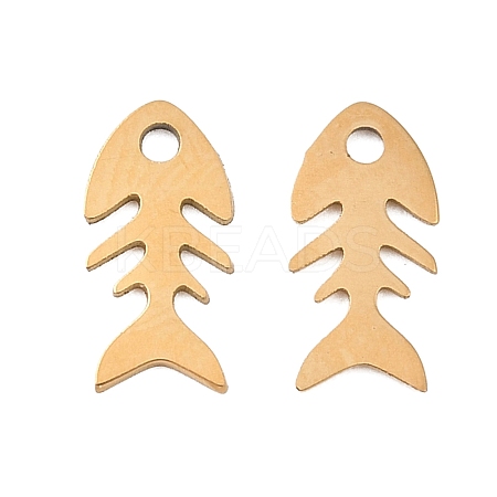 304 Stainless Steel Charms STAS-D390-02G-1