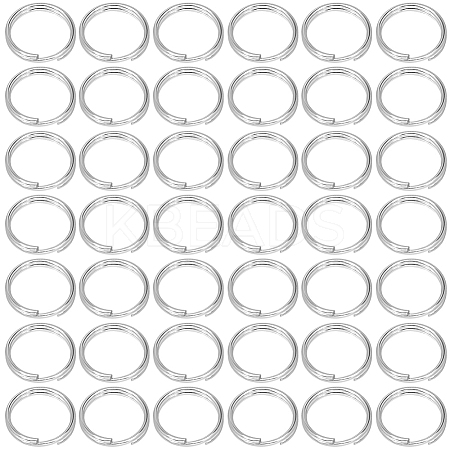 500Pcs 304 Stainless Steel Split Rings STAS-SP0001-66D-1