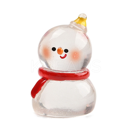 Christmas Resin Figurine Statues for Home Office Desktop Decoration DJEW-M017-01D-1