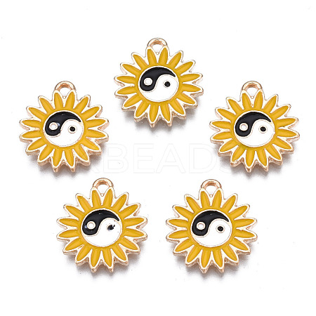 Alloy Enamel Pendants PALLOY-N153-58-1