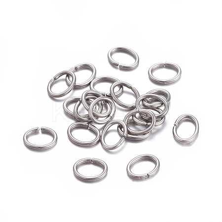 Tarnish Resistant 304 Stainless Steel Open Jump Rings STAS-F221-40P-J-1