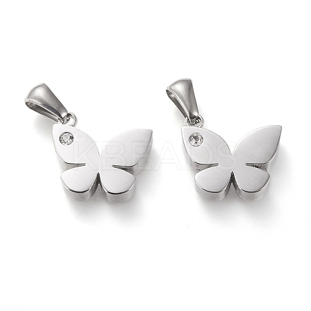 304 Stainless Steel Pendants LS-STAS-F253-18P-1