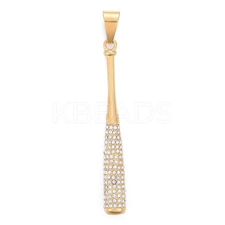 304 Stainless Steel Big Pendants STAS-K214-34G-1