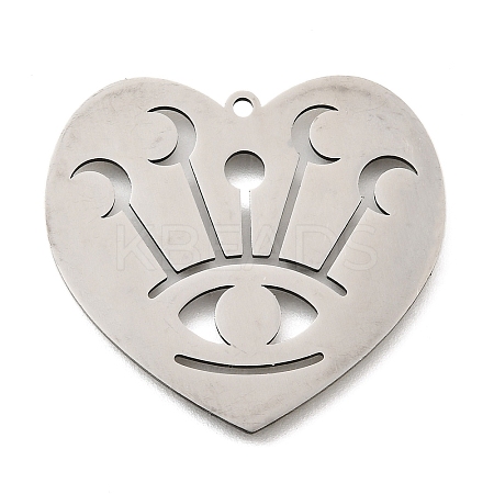 201 Stainless Steel Pendants STAS-S176-06P-1