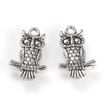 Tibetan Style Alloy Pendants X-TIBEP-Q077-08AS-NR-1