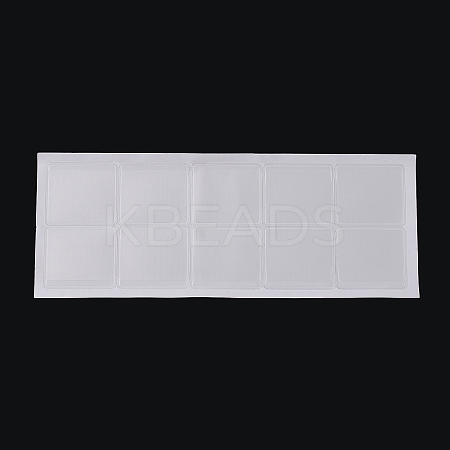 Plastic Necklace Chain Adhesive Pouch for Necklace Display Cards AJEW-P088-01B-1