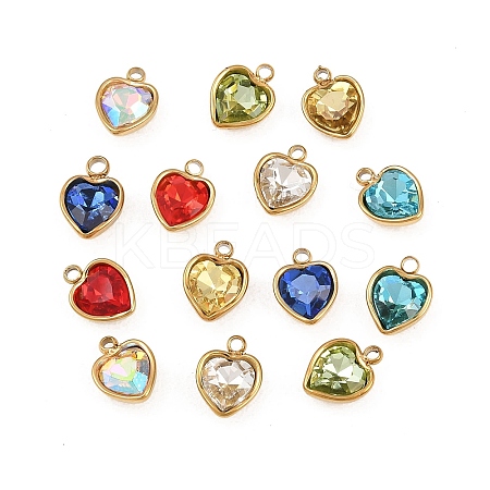Glass Charms STAS-P437-15C-G-1