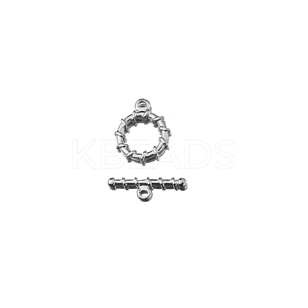 304 Stainless Steel Toggle Clasps PW-WG419A3-04-1