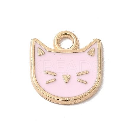 Rack Plating Alloy Enamel Charms ENAM-P254-03KCG-04-1