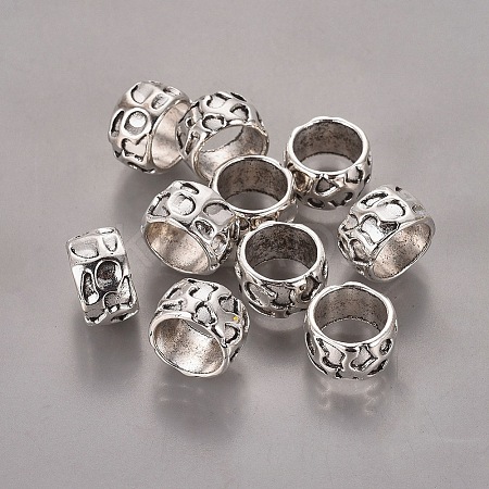 Rondelle Tibetan Style Alloy Beads LS-X-LF10982Y-1