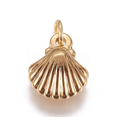 PVD Vacuum Plating 304 Stainless Steel Charms STAS-YW0002-16-1