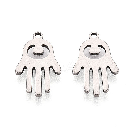 Tarnish Resistant Religion 201 Stainless Steel Charms STAS-N092-29-1