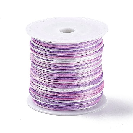 Segment Dyed Nylon Rattail Satin Cords NWIR-A008-01B-1