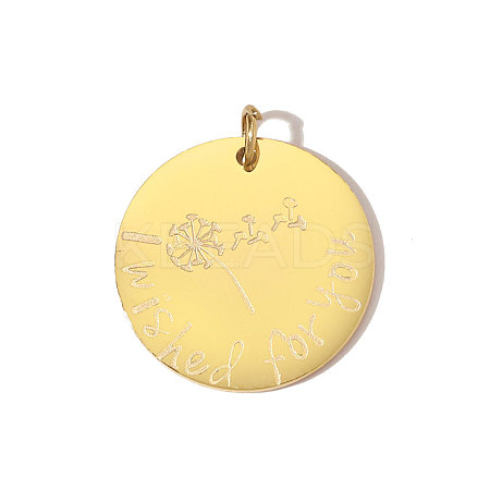304 Stainless Steel Pendants STAS-OY010-68G-1