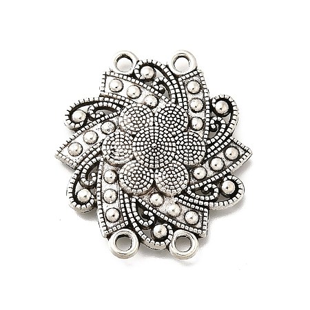 Tibetan Style Alloy Multi-Strand Links PALLOY-D291-36AS-1