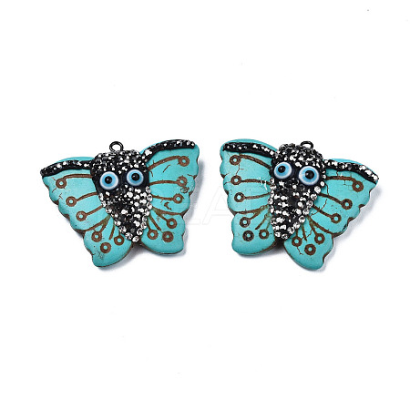 Synthetic Turquoise Pendants LS-TURQ-N213-02-1