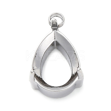 304 Stainless Steel Rhinestone Claw Settings LS-STAS-U042-04B-P-1