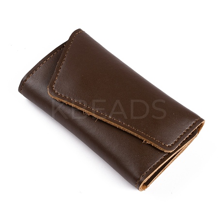 Leather Car Key Holder Bags AJEW-WH0250-38B-1